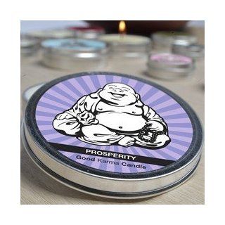 Good Karma Candle   Laughing Buddha / Prosperity (Moon Flowers)   Aromatherapy Candles