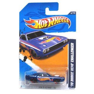 2012 Hot Wheels HW Racing '70 Dodge Hemi Challenger #174/247: Toys & Games