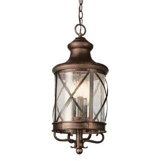Trans Globe Lighting 5126 AC Four Light Up Lighting Outdoor Pendant from the Outdoor Collection, Antique Copper   Pendant Porch Lights  