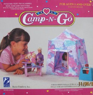 Camp  N  Go CAMPING TENT & SLEEPING BAGS For BARBIE & Other 11.5" Fashion DOLLS (2001): Toys & Games