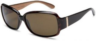 Marc by Marc Jacobs Women's MMJ 168/P/S Resin Sunglasses,Havana Bronze Frame/Brown Polarized Lens,one size: Clothing
