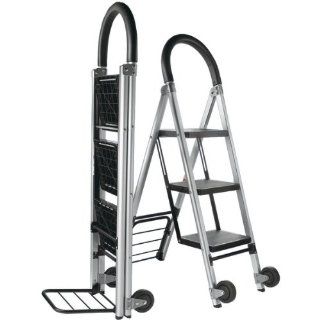 Travel Smart By Conair TS31LHT "Ladderkart" Contractor Grade Stepladder & Folding Luggage Cart/Hand Truck Combination   Stepladder And Hand Truck