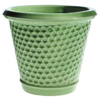 Global Pottery SD166 8 Honeycomb Planter, Happy Green, 8 Inch (Discontinued by Manufacturer) : Flower Pot : Patio, Lawn & Garden