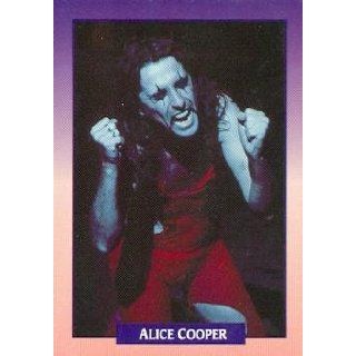 Alice Cooper Checklist trading Card (Alice Cooper) 1991 Brockum Rockcards #165: Entertainment Collectibles