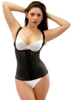Squeem Rubber High Back Waist Cincher Girdle Style 26J   Black   4XLarge at  Womens Clothing store