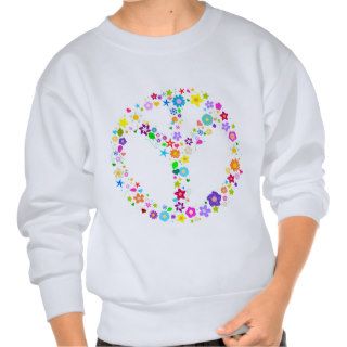 Inverted Peace Sign   as its inventor wanted Pull Over Sweatshirt