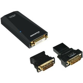 Diamond HD USB VGA/DVI/HDMI External Video Adapter BVU165 : Vehicle Audio Video Power Adapters : Camera & Photo