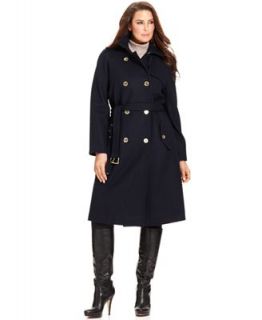 MICHAEL Michael Kors Plus Size Wool Blend Trench Coat   Jackets & Blazers   Plus Sizes