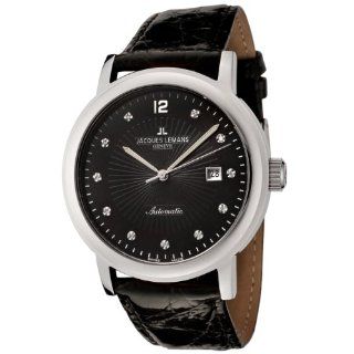 Jacques Lemans Men's GU163A Geneve Collection Grande Classique Automatic Diamond Accented Watch: JACQUES LEMANS: Watches