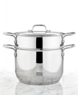 All Clad Stainless Steel 12 Qt. Covered Multi Pot with Pasta & Steamer Inserts   Cookware   Kitchen