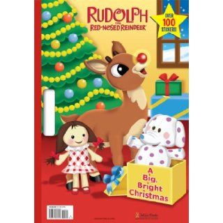A Big, Bright Christmas (Rudolph the Red Nosed Reindeer) (Giant Coloring Book): Golden Books: 9780375853753: Books