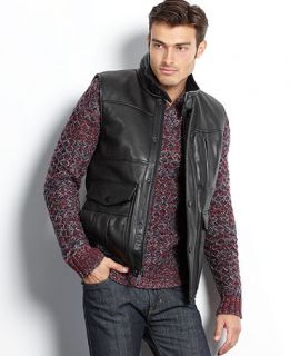 Vince Camuto Jacket, Leather Vest   Coats & Jackets   Men