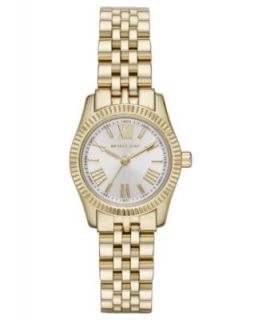 Michael Kors Womens Petite Camille Gold Tone Stainless Steel Bracelet Watch 26mm MK3252   Watches   Jewelry & Watches