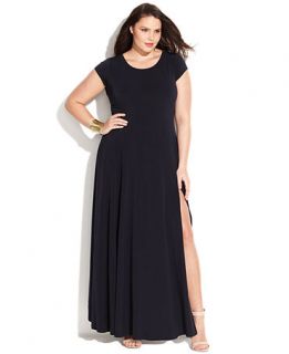 MICHAEL Michael Kors Plus Size Cap Sleeve Maxi Dress   Dresses   Plus Sizes