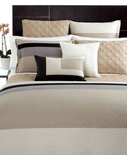 CLOSEOUT! Hotel Collection Bedding, Panel Stripe Full/Queen Duvet Cover   Bedding Collections   Bed & Bath