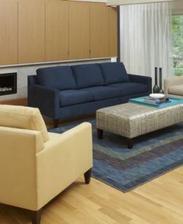 Kaitlin Fabric Ottoman 27W x 25D x 17H   Furniture