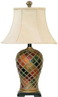 Dimond Lighting 91 152 18 by 30 Inch Joseph 1 Light Traditional Table Lamp, Bellevue Finish   Table Lamp Tiffany  