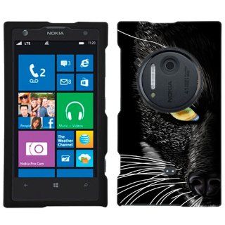 Nokia Lumia 1020 Black Cat Face Phone Case Cover: Cell Phones & Accessories