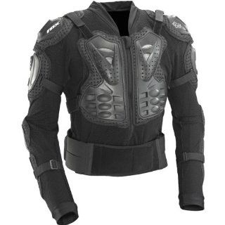 Fox Racing Titan Sport Jacket Men's Roost Deflector Motocross/Off Road/Dirt Bike Motorcycle Body Armor   Black / Medium: Automotive