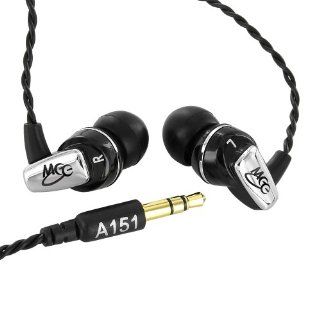 MEElectronics A151 BK Balanced Armature In Ear Headphones for iPod, iPhone, MP3/CD/DVD Players (Black): Electronics
