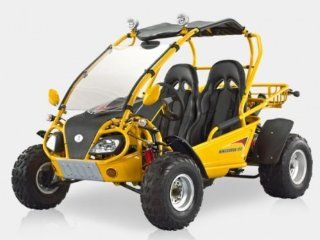 BMS King Cobra 150 YELLOW Gas 4 Stroke 149cc Buggy Go Kart : Seated Sports Scooters : Sports & Outdoors