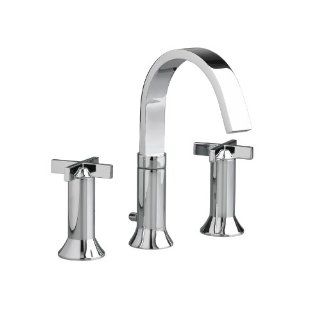 American Standard 7430.821.002 Berwick 2 Cross Handle Widespread Faucet, Polished Chrome   Bathroom Sink Faucets  