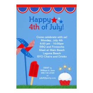 Fourth of July Party Invitation