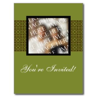 Bridal Trendy Coordinating Custom Postcards