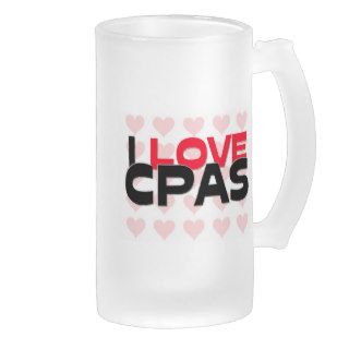I LOVE CPAS COFFEE MUGS