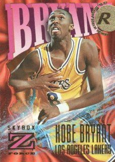 1996 97 SkyBox Z Force Basketball #142 Kobe Bryant RC Los Angeles Lakers NBA Rookie Trading Card at 's Sports Collectibles Store