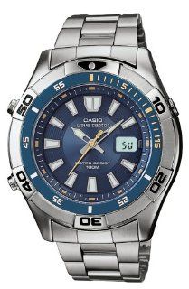 Casio Men's WVQ142DA 2AV Waveceptor Atomic Silver Tone Watch: Casio: Watches