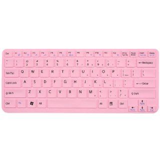 Keyboard Protector Skin Cover For Sony Vaio CA/SA/SB/SC/SD Series/ 14 inch E Series E141 E14A SVE141 SVE14A 14P/ 13.3 inch S Series S131 S13A SVS131 SVS13A 13P/ 13.3 inch T Series T13 SVT13 Pink US Layout: Computers & Accessories