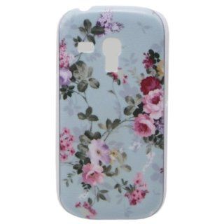 Early Shop Vogue Style Color Flowers Leaf Mark Hard Back Case for Samsung Galaxy S3 mini i8190: Cell Phones & Accessories