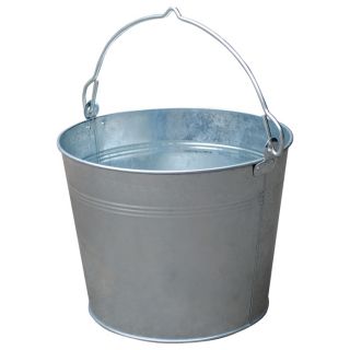 Vestil Galvanized Steel Bucket — 3 1/4 Gallons, Model# BKT-GAL-325  Buckets