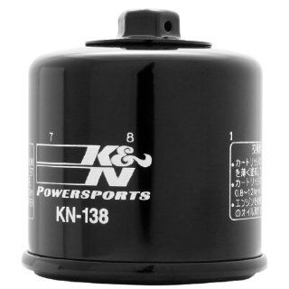 K&N KN 138 Powersports High Performance Oil Filter: Automotive