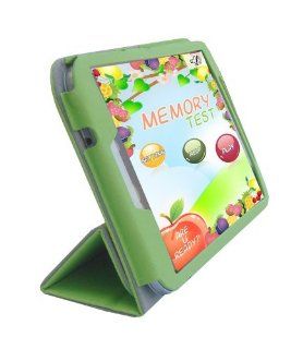 HappyZone PU Leather Case Cover with Build in Stand For Samsung Galaxy Tab 3 (SM T310) 8.0 INCH Tablet   Green: Computers & Accessories