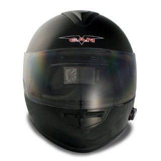 VCAN Blinc 136 Gloss Black X Large Full Face Helmet: Automotive