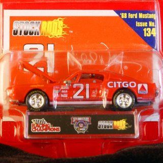 Racing Champions   Stock Rods Series   3.25 inch Replica   NASCAR 50th Anniversary Limited Edition   Michael Waltrip #21   1968 Ford Mustang   CITGO   Issue #134: Toys & Games