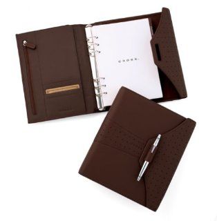 Cross Autocross Leather Medium Agenda with Pen Brown (AC133 9) : Rollerball Pens : Office Products