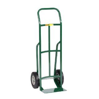 Little Giant T 132 10 Steel Industrial Strength Hand Truck with Continuous Handle, 10" Solid Rubber Tire Wheel, 800 lbs Capacity, 47" Height: Industrial & Scientific