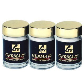 GERMA 100 Pure Organic Germanium   Powder 10 grams   3 bottle Set, Exclusive GE 132 Patent in Japan!: Health & Personal Care