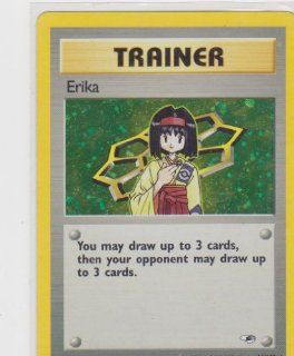 Pokemon   Gym Heroes   Holofoil   Trainer   Erika   16/132: Toys & Games