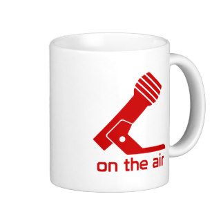 On The Air Mug (Red Design)