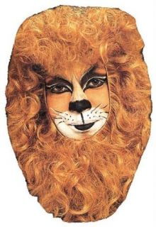 Costumes For All Occasions Ab129 Lion Face Mask Hair Piece: Clothing