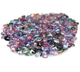 127.15 Ct. Mixed Natural Gemstones Tanzanite, Tsavorite Garnet, Sapphire Small Size Loose Gemstones: Jewelry