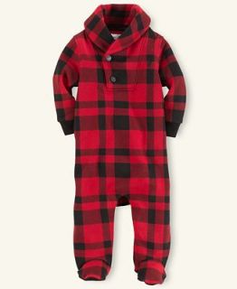 Ralph Lauren Baby Coverall, Baby Boys Plaid Coverall   Kids