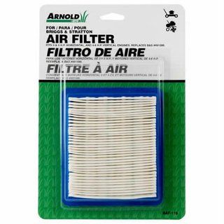 Arnold/Briggs & Stratton Air Filter Paper 491588  4 6.75 HP Qntm BAF 119 (Discontinued by Manufacturer) : Hepa Filter Air Purifiers : Patio, Lawn & Garden