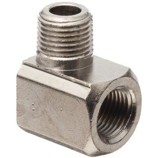 Polyconn PC116NB 2 Nickel Plated Brass Street Pipe Fitting, 90 Degree Elbow, 1/8" NPT (Pack of 10): Industrial Pipe Fittings: Industrial & Scientific