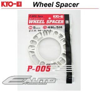 Kyo ei Japan Kics 5mm Aluminum Wheels Rims Spacer 4x100 4x114 5x100 5x114.3 5x112 Jdm L: Automotive