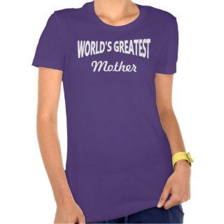 Worlds Greatest Mother TShirt DIY Template Gift